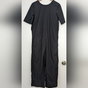 COS Black Short Sleeve Wide-Leg Jumpsuit